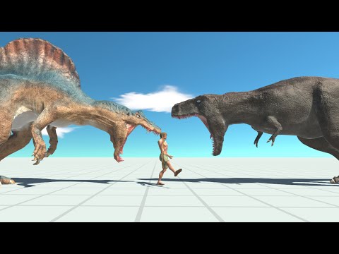 SPINOSAURUS & DARK T-REX vs EVERY UNIT - Animal Revolt Battle Simulator