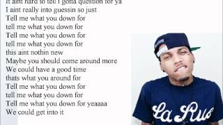 Kid Ink - Down 4 Lyrics Video