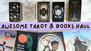 New tarot decks haul (and books 🤓) Escaping to other worlds cos this one sucks 🙃