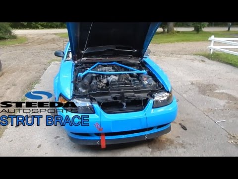 Steeda strut brace install