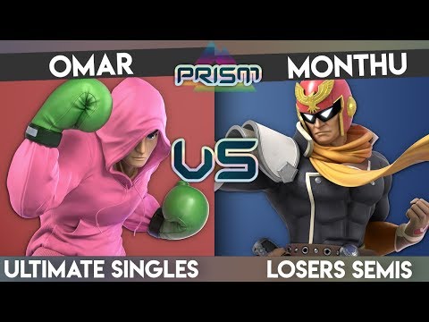 PRISM 169 - Omar (Little Mac) vs. Monthu (Captain Falcon) - Losers Semis - Smash Ultimate Singles