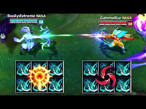WHICH RUNE IS BETTER?! SAME BUILD PRESS THE ATTACK vs HAIL OF BLADES