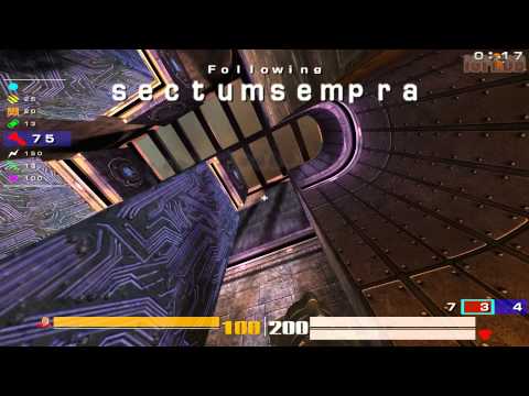 Quake 3 OSP: nelson vs jack herrer ca 1v1 q3_dm6 2007