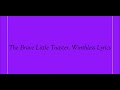The Brave Little Toaster Worthless Lyrics