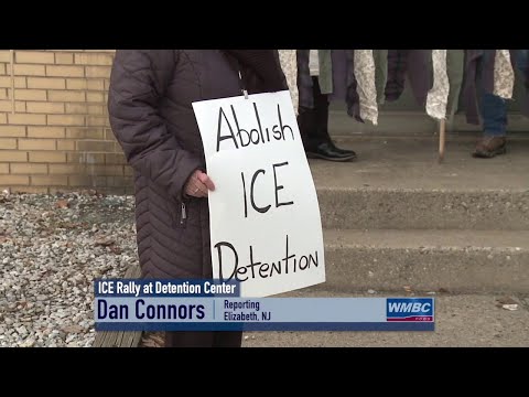 NJ Elizabeth ICE Rally At Detention Center