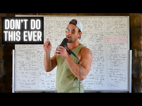 Never REACT to ANYTHING that WOMEN say or do to move you off center when DATING (Female nature)