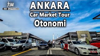 ANKARA Otonomi Araba Pazarı Galericiler Sitesi 4K Sürüş Turu