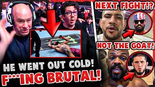Dana White LIVE REACTION to BRUTAL KNOCKOUT! Alex Pereira vs Josh Hokit!? Jones TAKES SHOT at Islam!