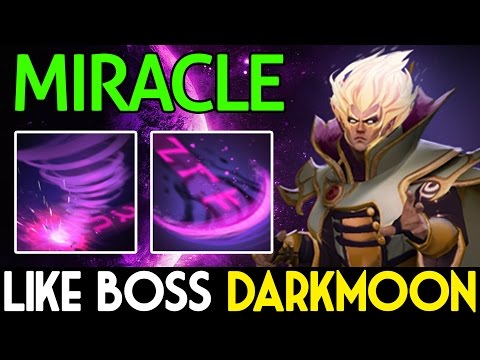 Miracle- [Invoker] Show Skill Boss DarkMoon Dota 2
