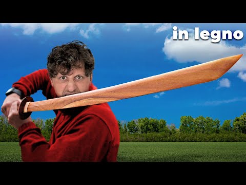 Costruisco una KATANA GIAPPONESE in LEGNO
