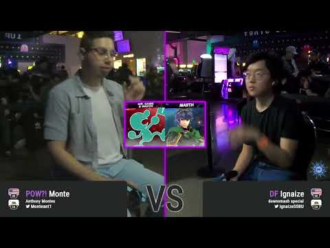 Super Game Lab Smash #7 Monte (Game & Watch) Vs Ignaize (Marth)