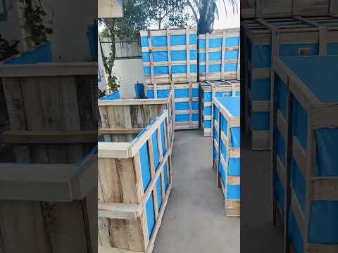 Industrial wooden crate, for packaging