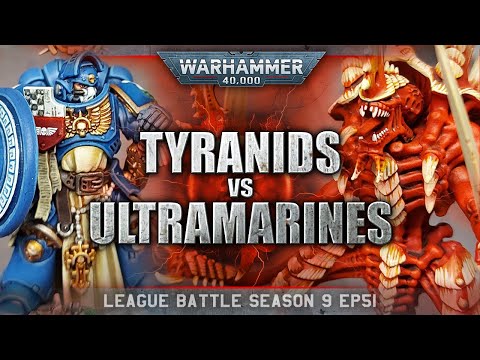 Ultramarines vs Tyranids Warhammer 40k Battle Report 9th Edition 2000pts S9EP51 REFUSAL TO DIE!