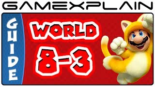 Super Mario 3D World - World 8-3 Green Stars & Stamp Locations Guide & Walkthrough
