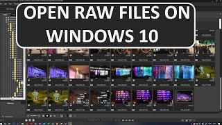 How to view RAW files on Windows 10
