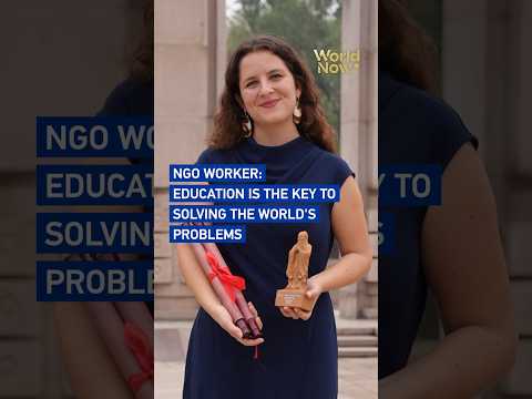 NGO worker: Education is the key to solving the world's problems