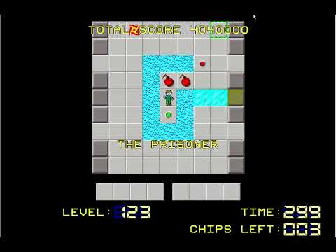 Chip's Challenge - Level 123 - The prisoner