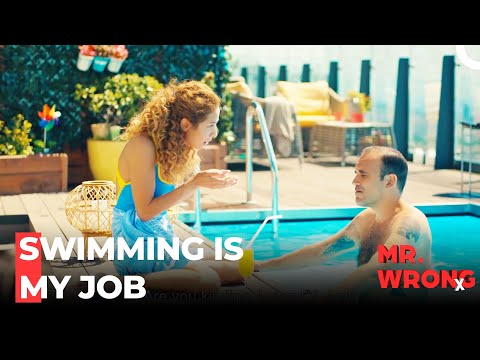 Cansu Trying to Learn How to Swim - Mr. Wrong