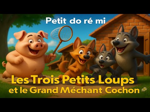 Les Trois Petits Loups et le Grand Méchant Cochon