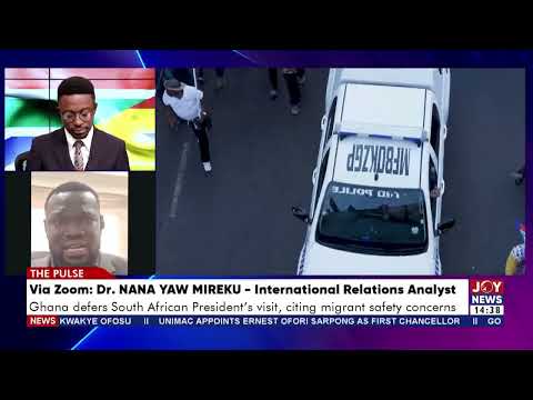 Diplomatic disagreements are normal; Ghana–South Africa ties remain intact- Dr. Nana Yaw Mireku.