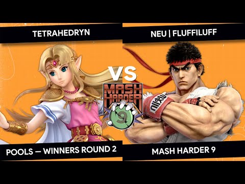 Mash Harder 9 - Tetrahedryn (Zelda) vs NEU | Fluffiluff (Ryu) - Winners Round 2