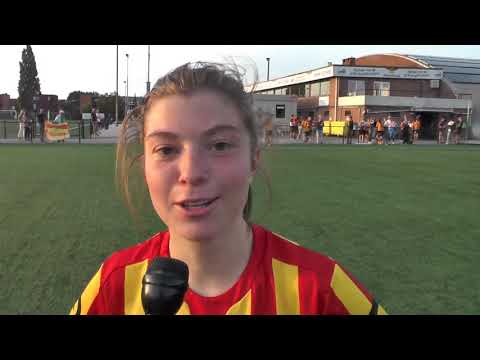 Isabel Scevenels na KV Mechelen - R. Standard de Liège B op 18.09.2021