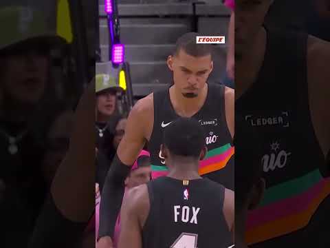 💪 Les débuts de Victor Wembanyama en play-offs, auteur de 35 points face à Portland #shorts