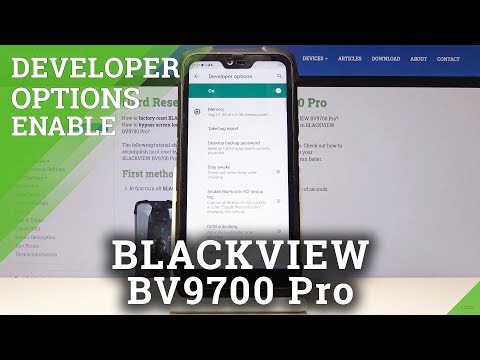 How to Enable Developer Options in BLACKVIEW BV9700 Pro - OEM Unlock