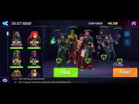 Ultimus 7 Vision mini boss one shot- without Px or Ultron