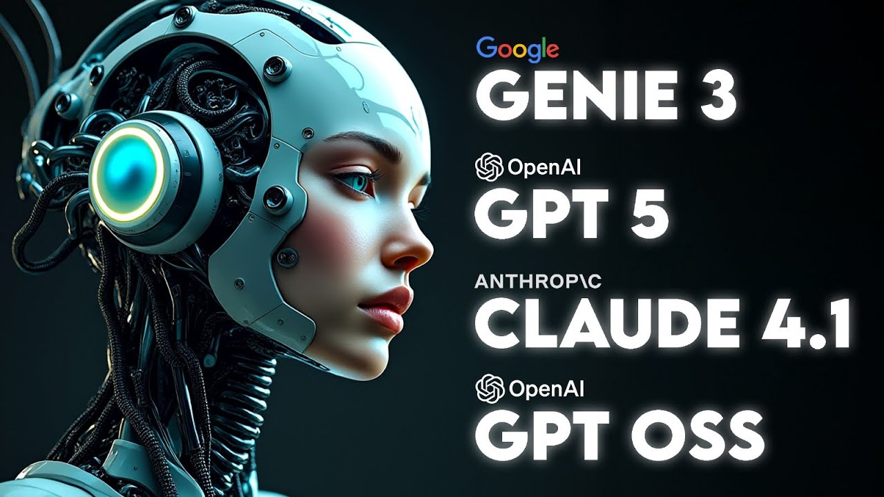 AI Just Shocked The World: Genie 3, GPT 5, Claude 4.1, GPT OSS...