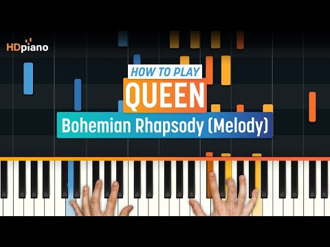 How to Play "Bohemian Rhapsody" by Queen (Melody) | HDpiano (Part 1) Piano Tutorial