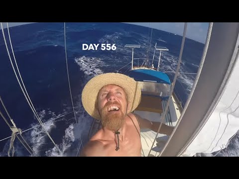 Sailing with a Whale from Micronesia to Palau in 35 knots of wind - Ep #54