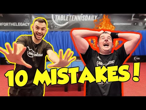 10 Mistakes Table Tennis Players Repeatedly Make thumbnail
