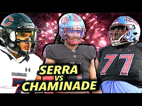 🔥 🔥 Texas Commit Returns from Injury to Lead Serra vs League RIVALS Chaminade on Homecoming Night