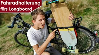 Die ERSTE Fahrrad-Halterung für Longboards: Ihr könnt sie mitgestalten! - Longboardrucksack