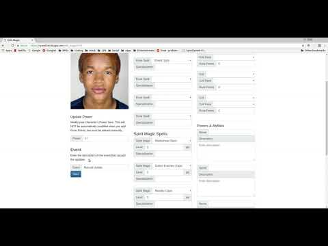 Runequest in Glorantha Character App - Episode 5 - Adding Traits & Magic