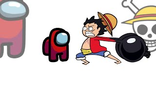 Cover art for Mini Crewmate Kills 10 ONE PIECE Characters | Among Us