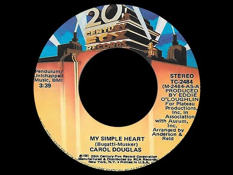 Carol Douglas ~ My Simple Heart 1981 Disco Purrfection Version
