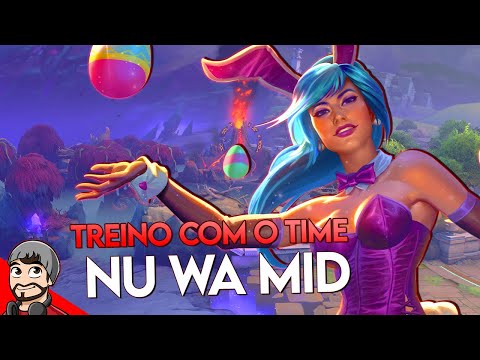 NU WA MID, Treino com o Time - ⚡ Smite BR Scrim Conquista