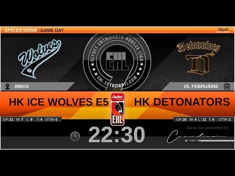 2020 02 25 Ice Wolves E5 - Detonators