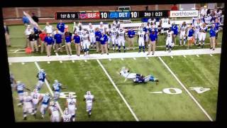 Matt Simms fumble - LOL! 2015 Preseason wk 4 Buffalo Bills @Detroit Lions