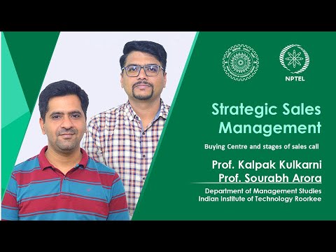Strategic Sales Management Prof sourabh arora Prof kalpak kulkarni