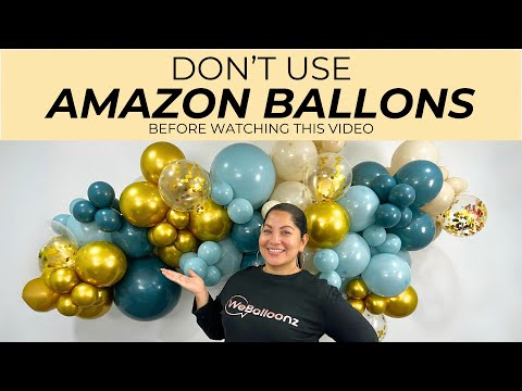 I Tried An Amazon Balloon Garland Kit (Watch Before Buying!)  Balloons and Business