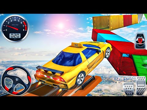 Real Taxi Car Stunts Simulator 3D - Impossible Ramp Car Stunt Driving - Android GamePlay