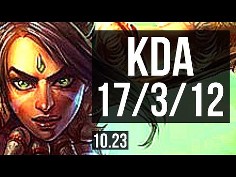 NIDALEE vs ZYRA (JUNGLE) | 17/3/12, Legendary, 1.5M mastery | BR Diamond | v10.23