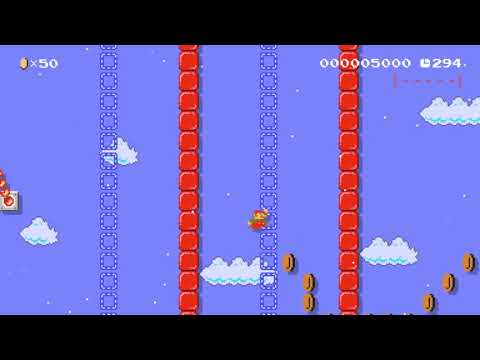 ☆ Blue Platform Speedrun ★ by ☆_ecsb_★ 🍄 Super Mario Maker 2 ✹Switch✹ #axc