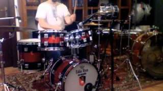 Video thumbnail for Eddie Ryan Custom Jazz Set Black\Red Sparkle\Black by Garagediasso