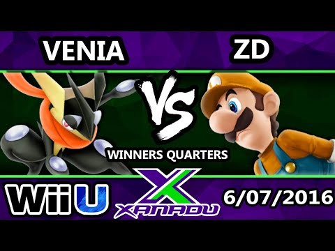 S@X 153 - DA | Venia (Greninja) Vs. ZD (Luigi) SSB4 Winners Quarters - Smash Wii U - Smash 4