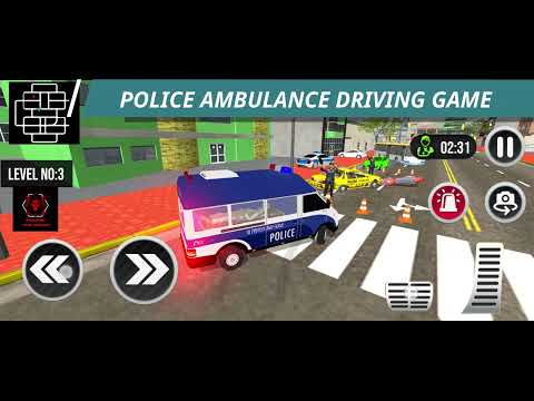 Policeman Driving Ambulance Simulator #1 - Emergency Doctor Van - Android Gameplay