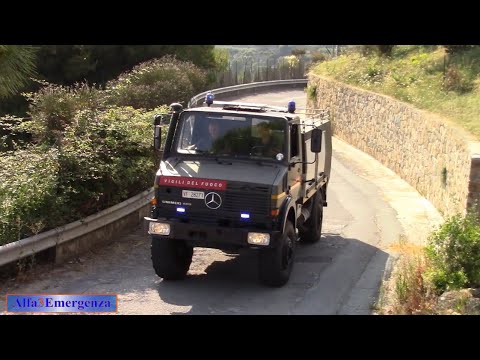 Bordighera, Incendio Boschivo Montenero - 01 08 2020